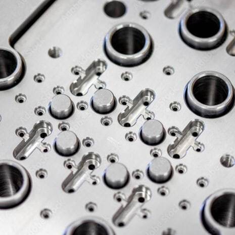 Precision-machined metal components for manufacturing and industrial applications.