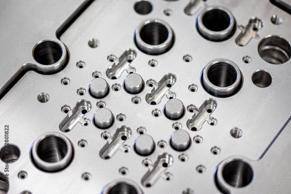 Precision-machined metal components for manufacturing and industrial applications.