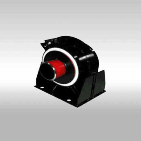 Removable industrial blower for manufacturing applications.