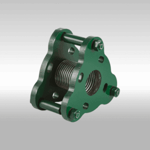 Precision industrial expansion joint for fluid control systems in manufacturing.
