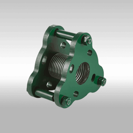 Precision industrial expansion joint for fluid control systems in manufacturing.