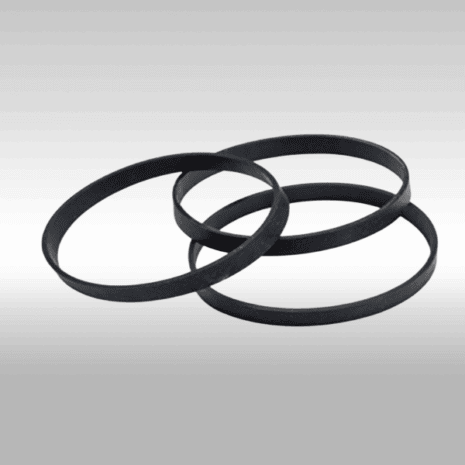 Rubber O-rings for industrial sealing applications.