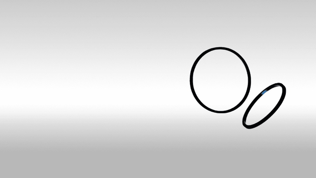 O-rings used in industrial sealing applications for chemical and mechanical resistance.