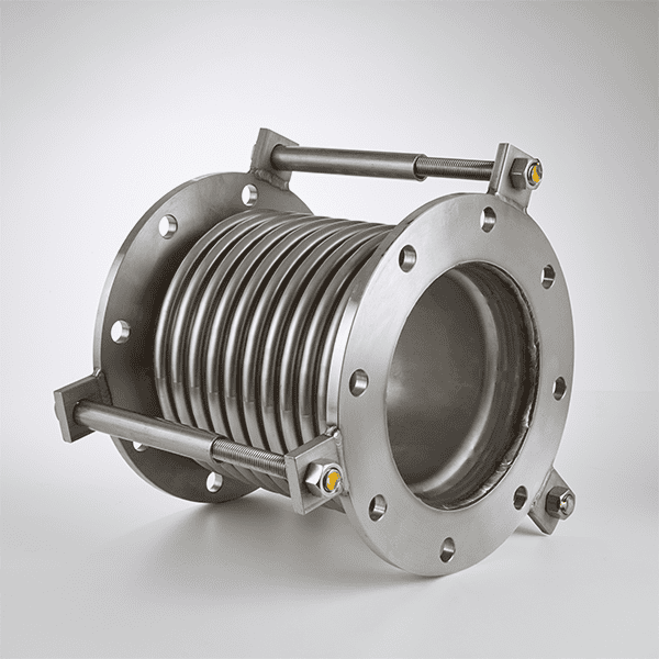 Stainless steel industrial heat exchanger for efficient thermal processing.