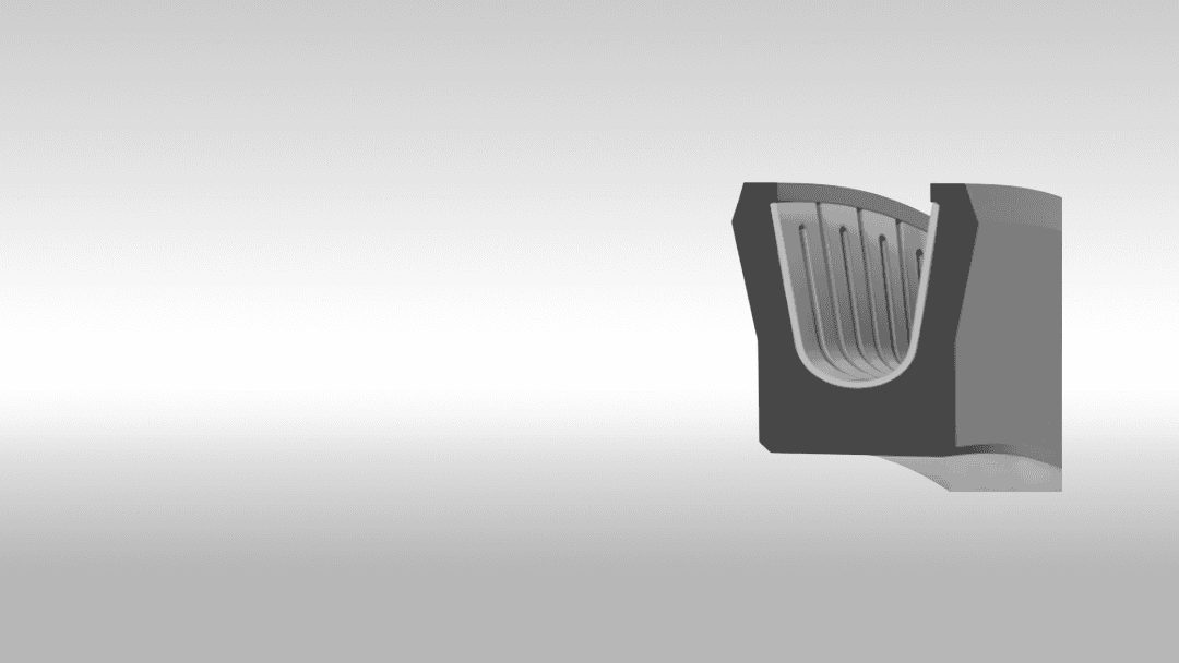 Machinery part for industrial manufacturing, Kelco Industries precision components.