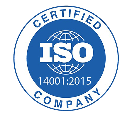 ISO certified industrial manufacturing company logo, highlighting quality standards at Kelco Industries.