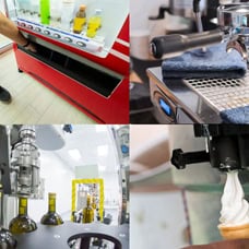 High-tech industrial machinery used for beverage and food manufacturing at Kelco Industries.