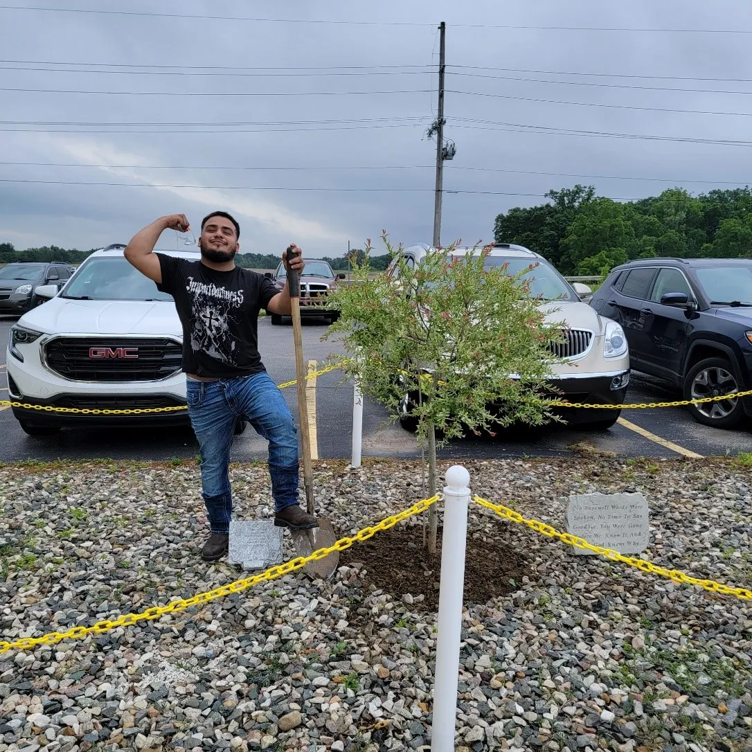 Jacob Flores Plants Tree