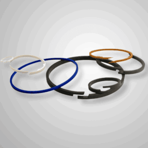 Flexible rubber seals in various colors for industrial sealing solutions.