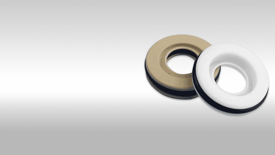 Multi-colored industrial washers for manufacturing and equipment repairs.