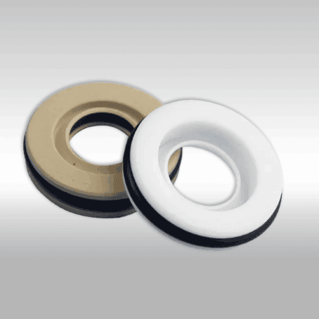 Plain rubber gaskets for industrial sealing applications.