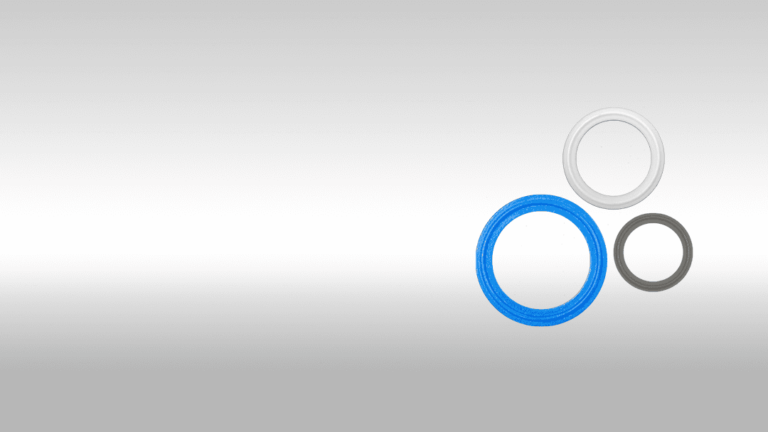 O-rings and seals for industrial applications in various sizes and materials.