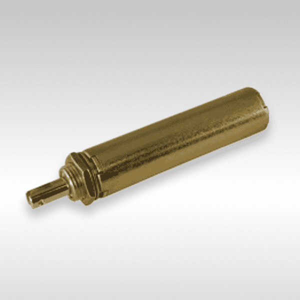 t4x16 Gold industrial roller for manufacturing and processing equipment.